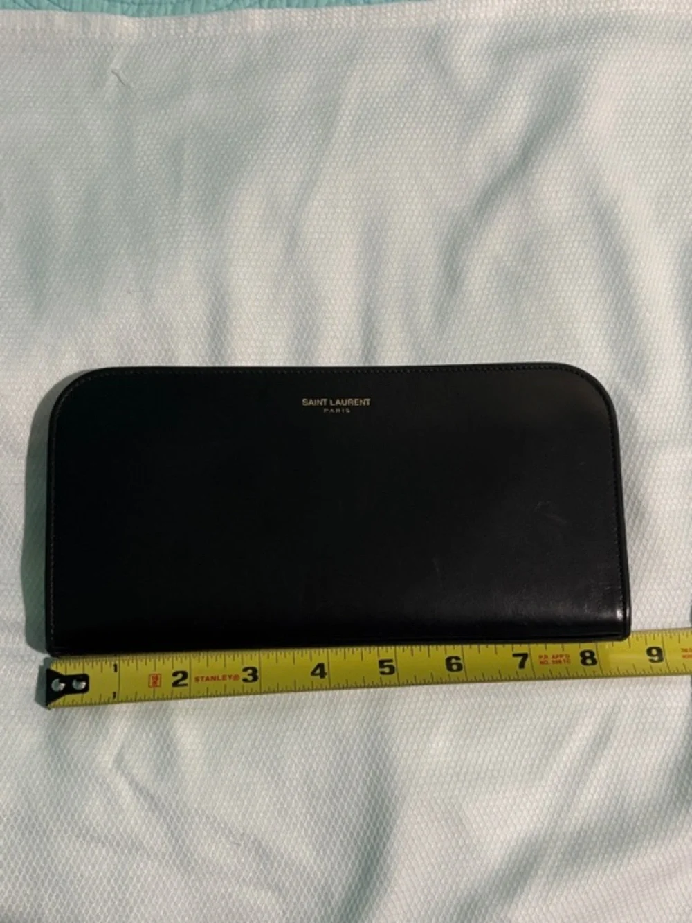 Saint Laurent Amarena Calfskin Leather Zip-Around Wallet - Picture 15 of 16